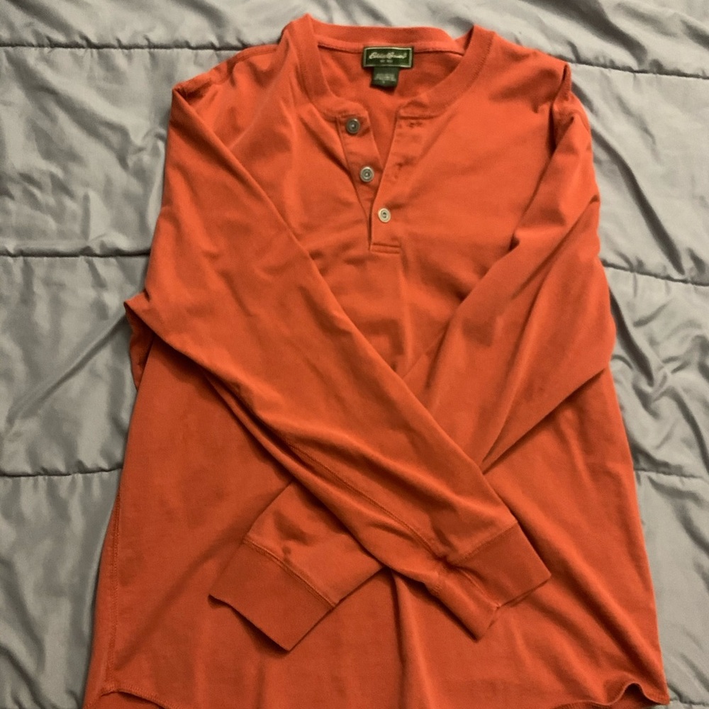 Vintage Eddie Bauer Quarter Button Down Crewneck